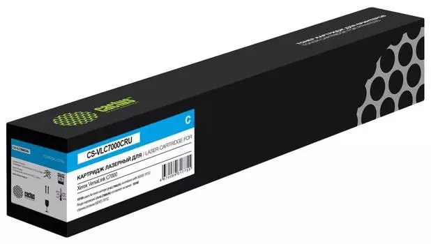 Картридж Cactus CS-VLC7000CRU 106R03768 голубой