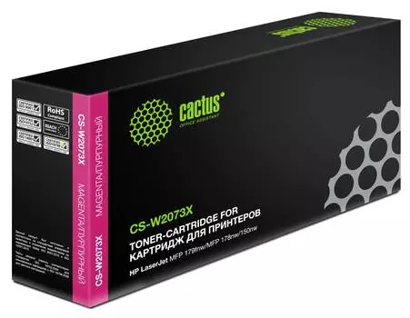 Картридж Cactus CS-W2073X W2073X (есть ограничения по прошивке) пурпурный