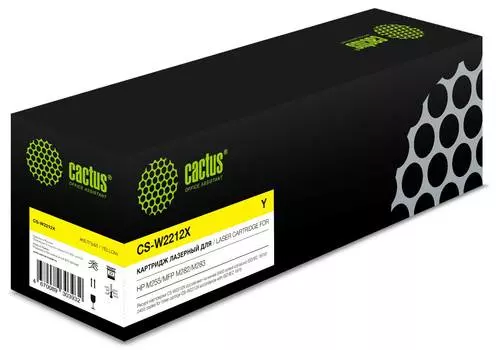 Картридж Cactus CS-W2212X W2212X (есть ограничения по прошивке) желтый