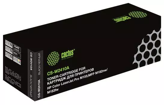 Картридж Cactus CS-W2410A W2410A черный