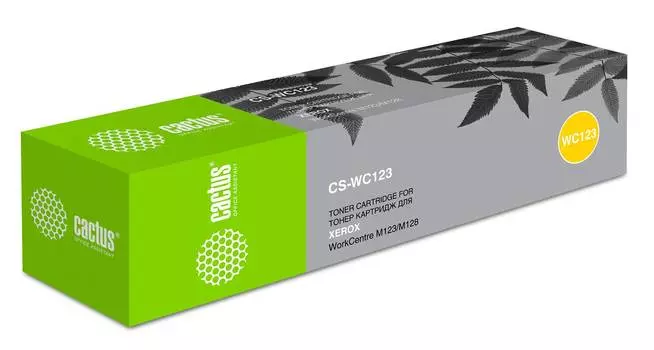 Картридж Cactus CS-WC123 006R01182 черный
