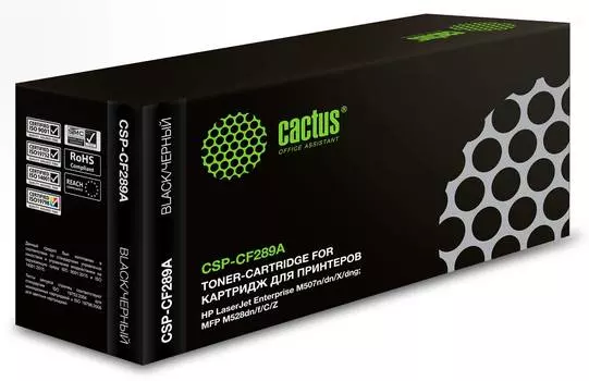 Картридж Cactus CSP-CF289A CF289A черный
