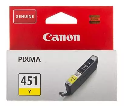 Картридж Canon CLI-451Y желтый (6526b001)