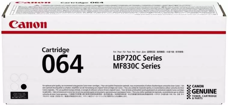 Картридж Canon CRG 064 BK черный (4937c001)