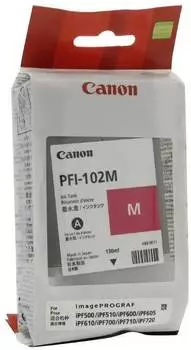 Картридж Canon PFI-102M пурпурный (0897b001)