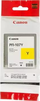 Картридж Canon PFI-107Y желтый (6708b001)