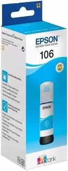 Картридж Epson 106C голубой (c13t00r240)