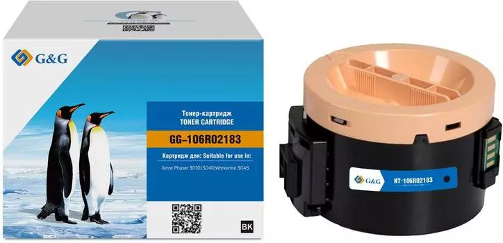 Картридж G&amp;G GG-106R02183 черный