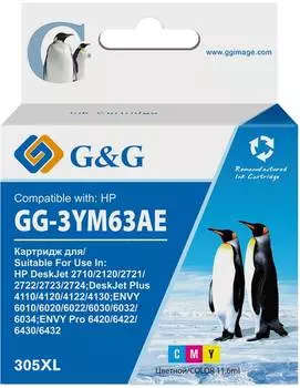 Картридж G&amp;G GG-3YM63AE 305XL многоцветный