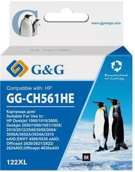 Картридж G&amp;G GG-CH561HE 122 черный