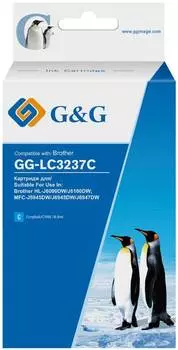 Картридж G&amp;G GG-LC3237C голубой
