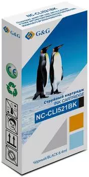 Картридж G&amp;G NC-CLI521BK черный