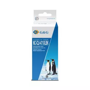 Картридж G&amp;G NC-CLI-471XLBK фото черный