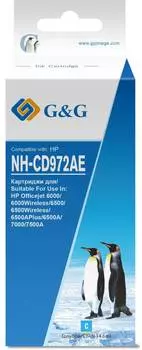Картридж G&amp;G NH-CD972AE голубой