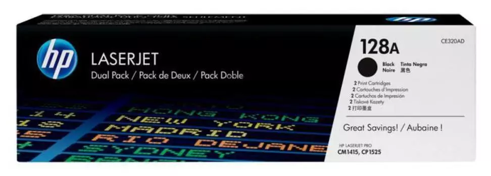 Картридж HP 128A черный (ce320ad)