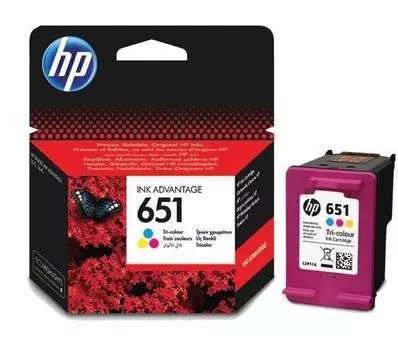 Картридж HP 651 многоцветный (c2p11ae)