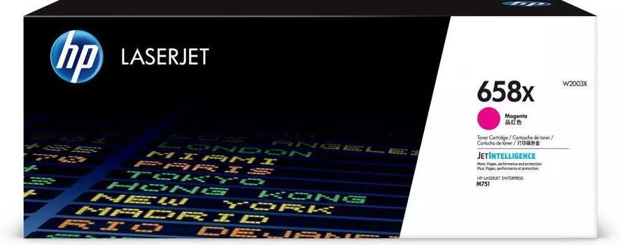 Картридж HP 658X пурпурный (w2003x)