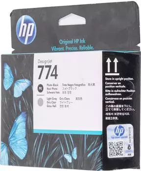 Картридж HP 774 черный/светло-серый (p2w00a)