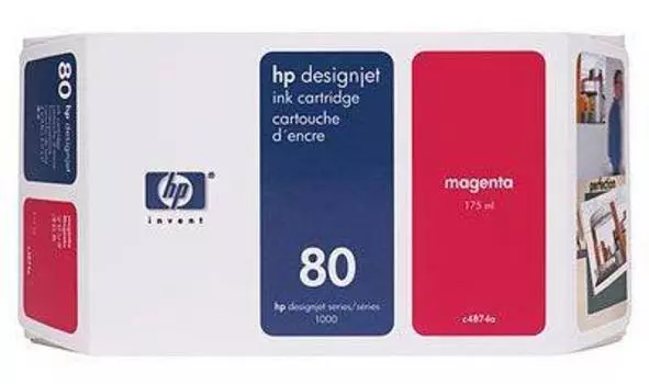 Картридж HP 80 пурпурный (c4847a)