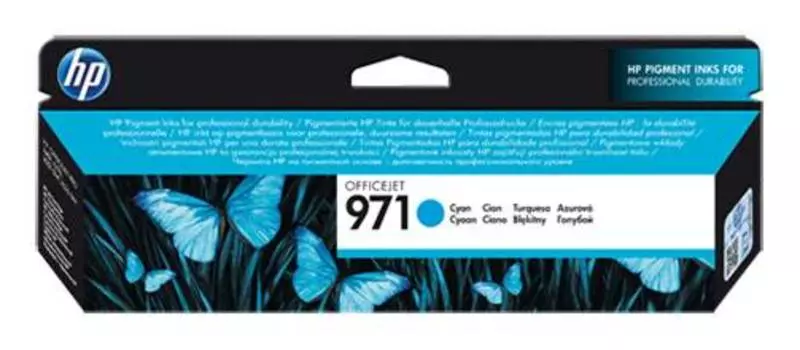Картридж HP 971 голубой (cn622ae)