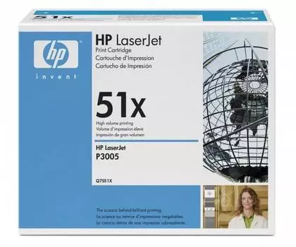 Картридж HP Q7551X черный
