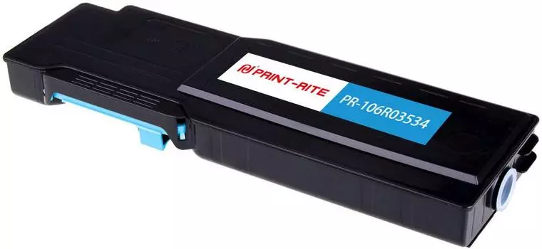 Картридж Print-Rite TFX973CPRJ 106R03534 голубой (pr-106r03534)