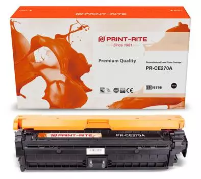 Картридж Print-Rite TRH865MPU1J CE270A черный (pr-ce270a)