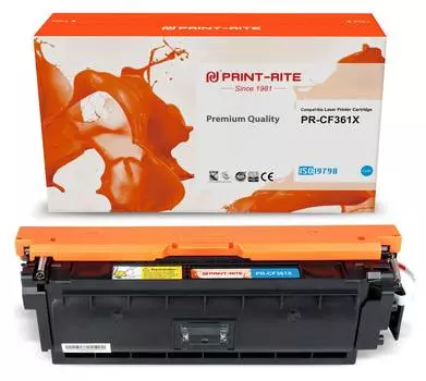 Картридж Print-Rite TRHGL8CPU1J CF361X голубой (pr-cf361x)