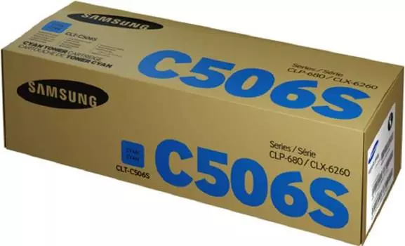 Картридж Samsung CLT-C506S голубой (su049a)