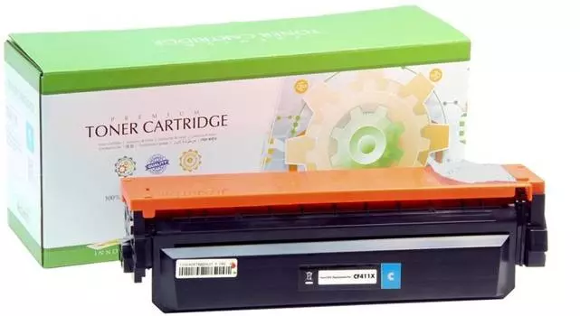 Картридж Static Control 002-01-SF411X CF411X голубой