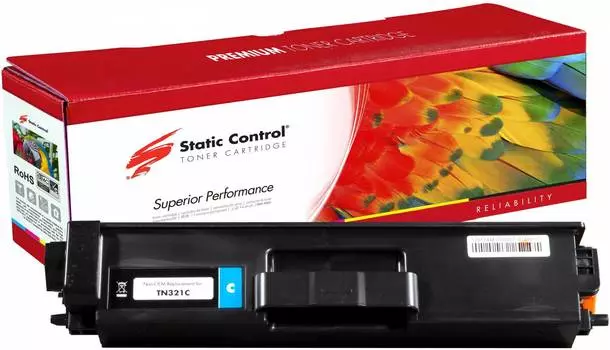 Картридж Static Control 002-13-R321C TN321C голубой