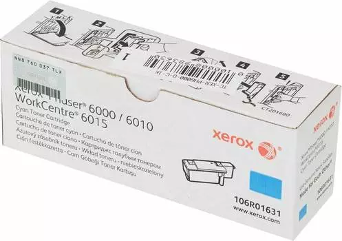 Картридж Xerox 106R01631 голубой