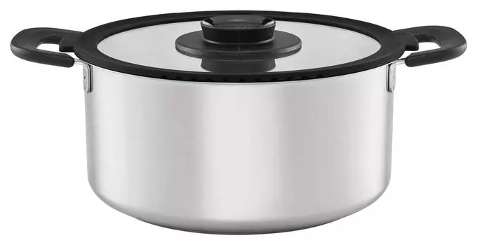 Кастрюля Fiskars Functional Form 1026578, 5л, серебристый