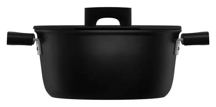 Кастрюля Fiskars Hard Face 1052227, 3.5л, черный