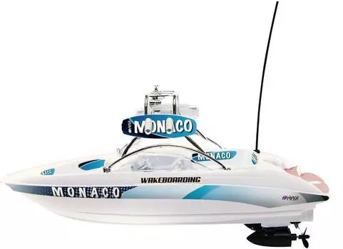 Катер радиоуправляемый Hiper HBT-0032 Monaco белый/зеленый (hbt-0032)