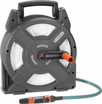 Катушка для шланга Gardena Сity gardening серый/оранжевый шланг в компл. 10м (18400-20.000.00)