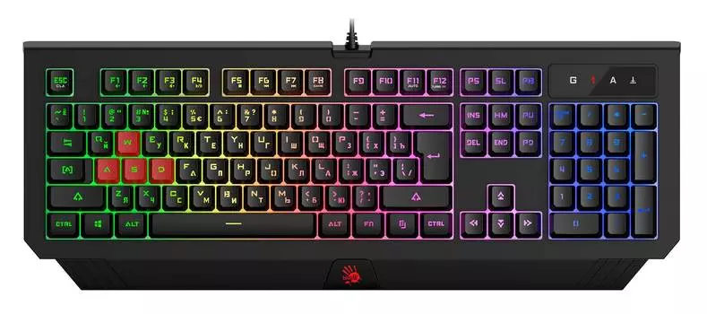 Клавиатура A4Tech Bloody B125N черный (b125n)