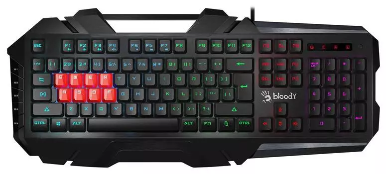 Клавиатура A4Tech Bloody B3590R, русские и английские буквы, черный (b3590r)