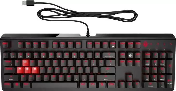 Клавиатура HP OMEN Encoder, русские и английские буквы, коричневый (6yw75aa)