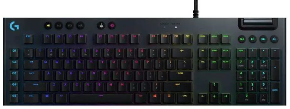 Клавиатура Logitech G815 Tactile черный (920-008991)