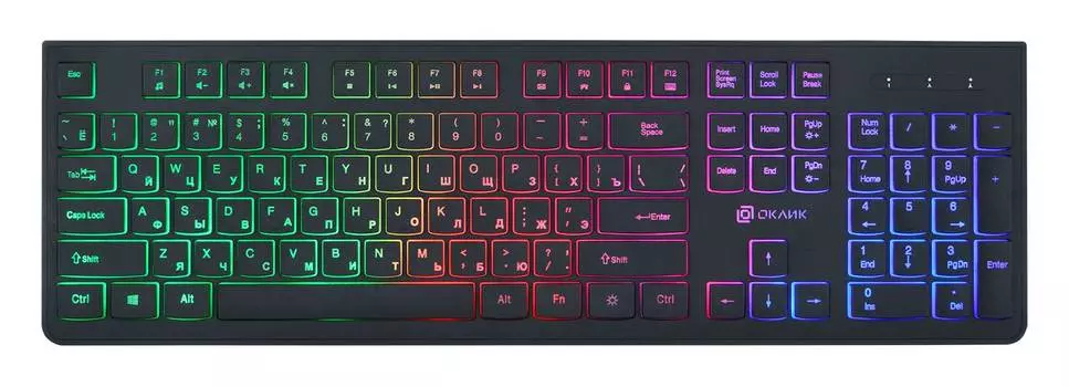 Клавиатура Оклик 440ML черный (1196537)