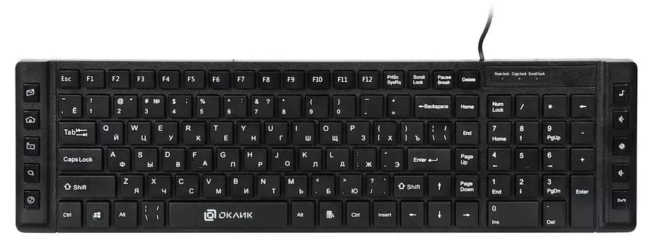 Клавиатура Оклик 530S черный (997839)