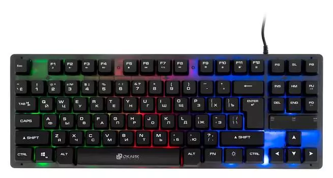 Клавиатура Оклик 707G CIRCUS черный (1465483)