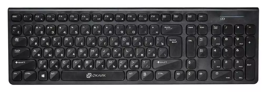 Клавиатура Оклик 880S черный (1061999)