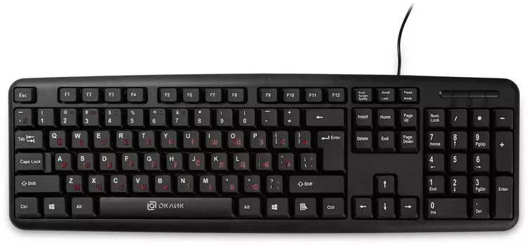 Клавиатура Оклик 90MV2 черный (1185967)