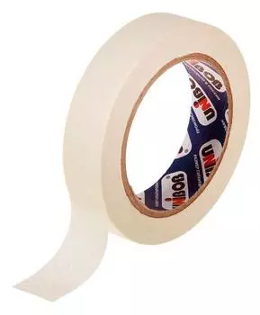 Клейкая лента малярная Unibob 01645 белая