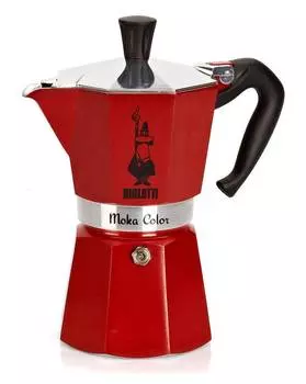 Кофеварка Bialetti Moka Express красный (4943)