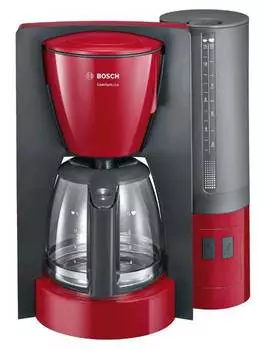 Кофеварка капельная Bosch TKA6A044 серый/красный