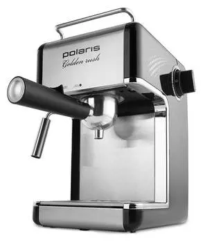 Кофеварка рожковая Polaris PCM 4006A серебристый