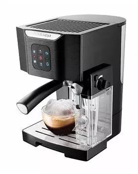 Кофеварка рожковая Redmond RCM-1511 черный/серебристый